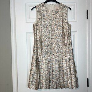 Tory Burch: Pleated floral dress (size 2)